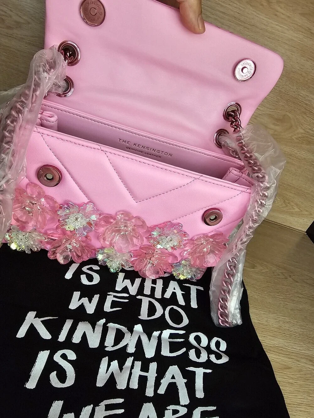 Kurt Geiger London Medium Kesington Flower Bag.